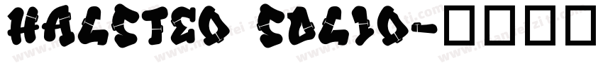 Halsted Solid字体转换